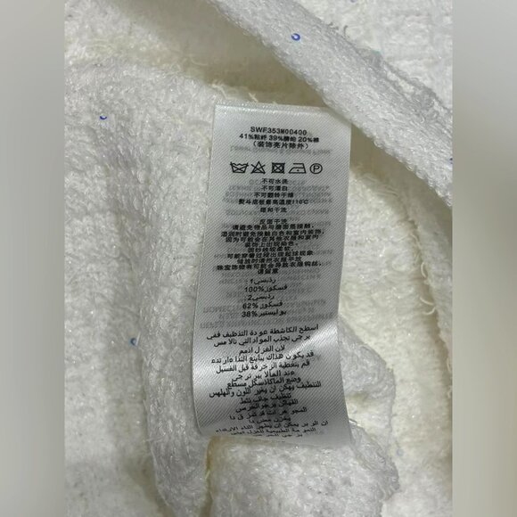 Self-Portrait Cream Buttoned Knit Mini Dress - Picture 11 of 11